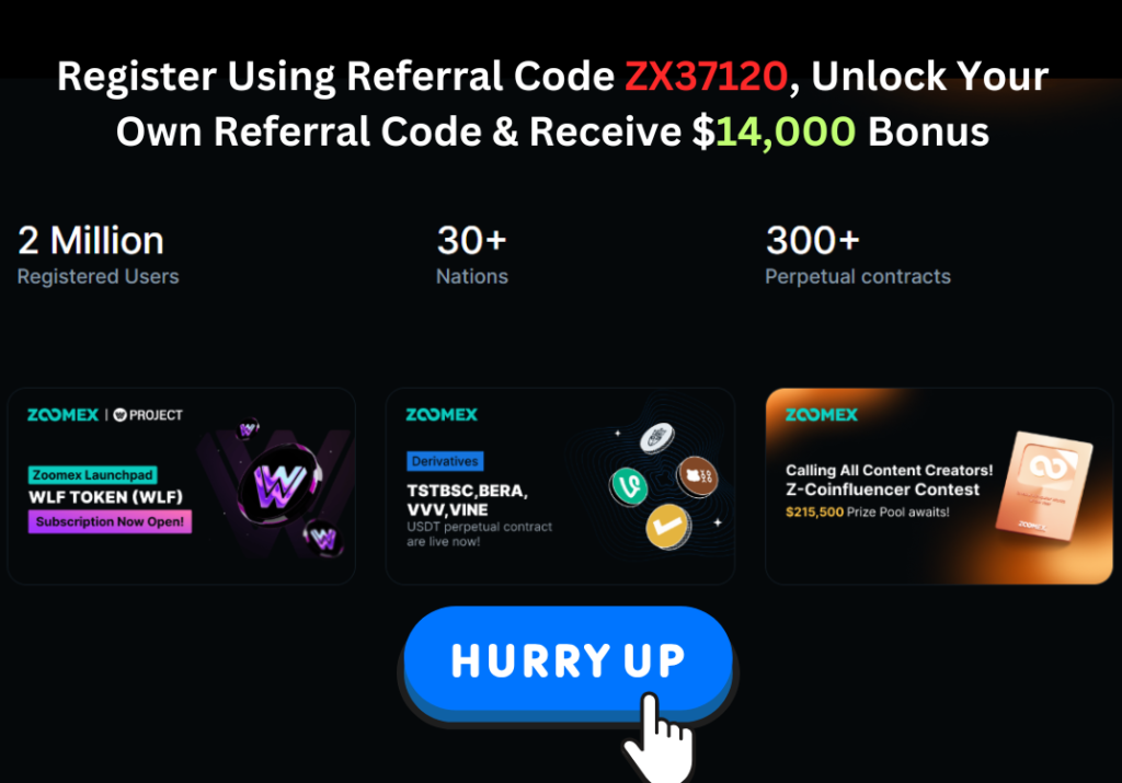 Zoomex Sign-Up Bonus